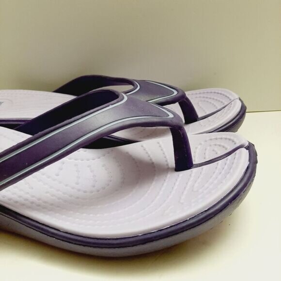 DETAILS Wedge Light Sandals Purple Thong Flip Flops Slip On Sz 9 | Eur 40 - Picture 5 of 16